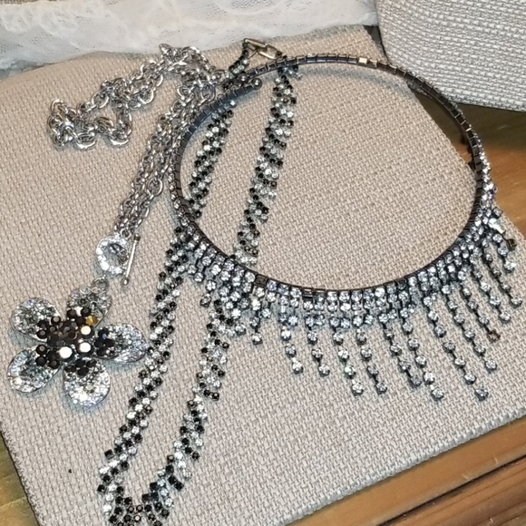 Black & Clear Rhinestone 11-Item Jewelry Bundle - Picture 14 of 16